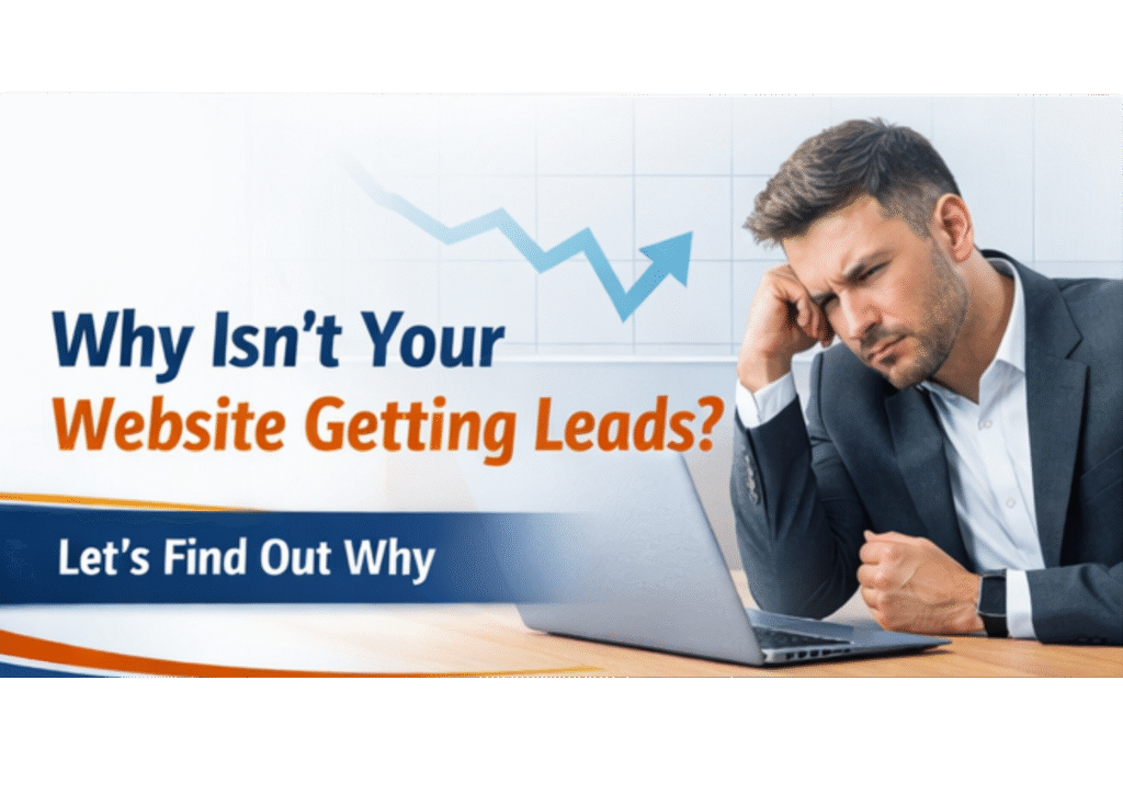 why website not getting leads